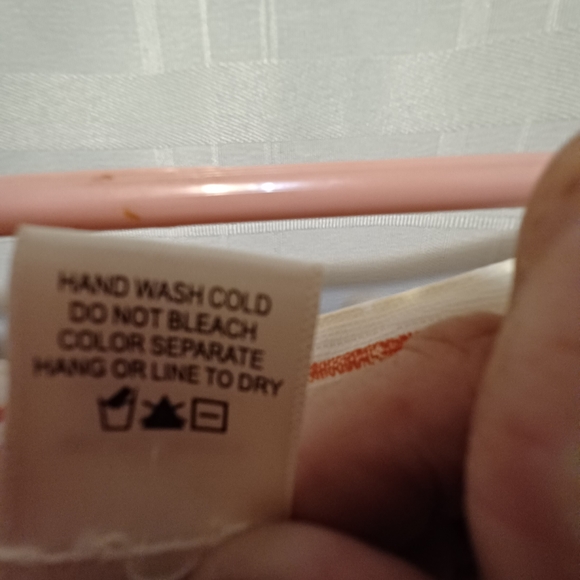 Vegan romantics size large striped square neck crop blouse - Picture 3 of 6